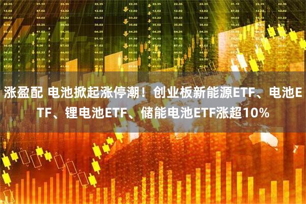 涨盈配 电池掀起涨停潮！创业板新能源ETF、电池ETF、锂电池ETF、储能电池ETF涨超10%